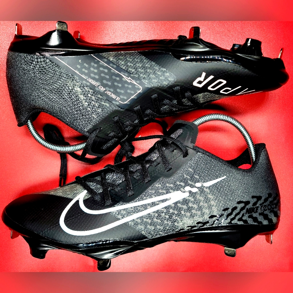 Nike React Vapor Ultrafly Elite 4 Black White Baseball Cleats Sz 13 Men New